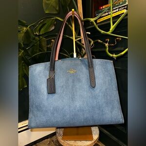 Coach Denim Charlie Carryall